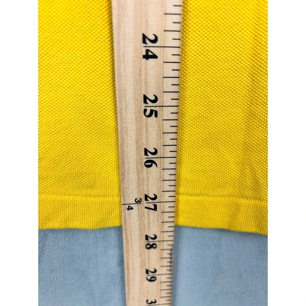 Polo Ralph Lauren Brasil Custom Slim Fit Polo Shirt Yellow Mens Medium